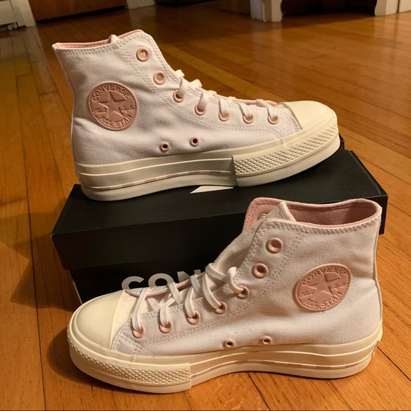NWT Converse High Top Platform Sneakers Last pair ๐ - Picture 6 of 9
